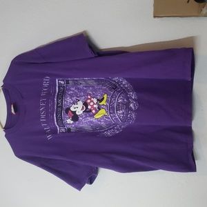 Disney Designs XXL purple Minnie the mouse T shirt.